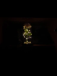 Роза в колбі з LED підсвіткою, вічна троянда нічник декоративна лампа в спальню дівчині подарунок для жінки романтичний дружині мамі на день народження троянда біла з батарейками в комплекті декор для інтер'єру 2100037 фото від покупців 11