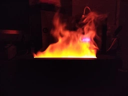 Зволожувач повітря Flame Diffuser Aroma, нічник лампа, світильник з LED RGB підсвіткою, ефектом полум'я та ароматизацією, з пультом фото від покупців 2