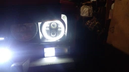 Оптика Фары Ваз 2106 60 ватт Универсальные светодиодные фары Led 5.75 дюймов ДХО Ангельские глазки фары (1 ШТ)