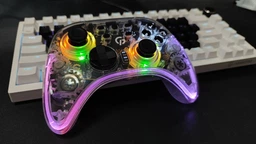 Беспроводной геймпад GamePro GPX13T 2.4G/BT 5.1/USB (Switch/PC/iOS/Android) RGB Transparent фото от покупателей 18