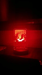 LED фото-светильник ночник Spotify с фото и песней RGB с пультом управления DIDIDART