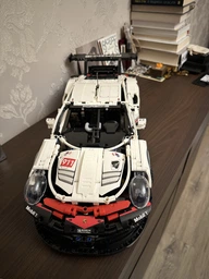 Конструктор машинка технік Porsche 911 RSR Racing Vesion Technology на 1630 деталей в масштабі 1:10 Порше авто гоночна версія