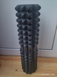 Масажний ролик EasyFit Grid Roller Free Spine 45 см фіолетовий (ролер, валик, циліндр для МФР та йоги, масажер для спини, ніг, рук, шиї) (WS-GR45-1.2)