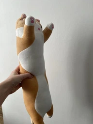 Іграшка плюшева обіймашка Кіт батон 50 см MY KIGU Коричневий (9007) фото від покупців 1