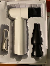 Смарт фен беспроводной на аккумуляторе 4500 mAh smart care hair dryer для укладки и сушки волос с насадками диффузором концентратором 55w аккумулятором зарядкой от usb power bank 3 режима дорожный компактный портативный легкий синий фото от покупателей 6