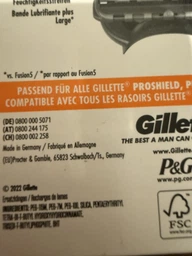 Змінні касети Gillette Fusion 5 ProGlide, (леза) для гоління 4 шт. фото от покупателей 3