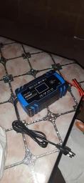 Зарядное устройство для автомобильного аккумулятора Foxsur 12V-24V 8A (подходит на свинцово-кислотные и гелиевые АКБ) Синий FBC122408D фото от покупателей 2