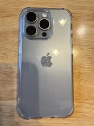 Противоударный чехол для iPhone 15 Pro IPAKY Crystal Series с бортиками Прозрачный фото от покупателей 2
