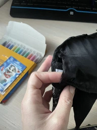 Сумка поясна бананка 4Profi з принтом "Котики чорно-білі" з двома відділеннями