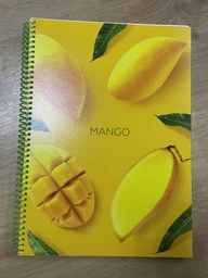 Блокнот Optima Cocktail: Mango А4 у клітинку 80 аркушів (O20846-27) фото від покупців 1