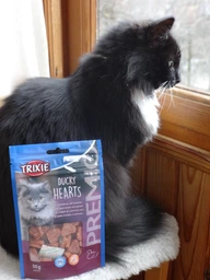 Промо-набір ласощів Trixie PREMIO Rolls для котів, курка/сайда, 50 г, 1 упаковка + Trixie PREMIO Hearts для котів, качка/минтай, 50 г, 1 упаковка + Trixie PREMIO Tuna Bites для котів, тунець, 50 г, 1 упаковка (2700000031087) фото від покупців 2