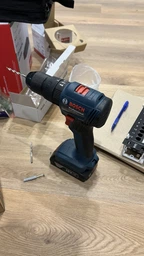 Акумуляторний ударний дриль-шурупокрут Bosch Professional GSB 185-LI з 2 акб GBA 18V 2.0Ah, з/п GAL 18V-20 у кейсі (06019K3100) фото від покупців 3