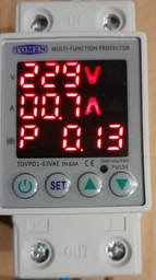 Електронне реле напруги, лічильник TOMZN TOVPD1-63VAE із захистом по струму та потужності 63А фото від покупців 1