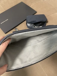Чехол-сумка с ручкой для Ноутбука Макбука MacBook Air/Pro M1 M2 М3 М4 13.3"/13.6"/14'' с сумочкой для зарядки, мышки и телефона Тёмно-Серый