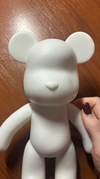 Флюидный мишка сделай сам DIY Creative Fluid Bear 23 см с красками 3 шт / Набор раскраска игрушка медвежонок для творчества фото от покупателей 11