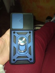 Ударопрочный чехол Camshield Serge Ring для Samsung Galaxy A71 Синий Без бренда