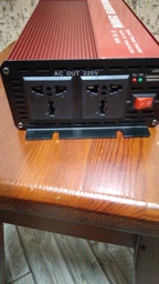 Инвертор преобразователь UKC 12V 220V 1000 Вт, автомобильный инвертор для ноутбука, аудио- и видеотехники с USB, LCD дисплеем и защитой от короткого замыкания, KC-1000 фото от покупателей 12