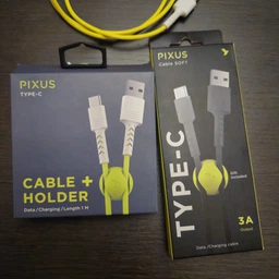 Кабель синхронізації Pixus Soft Type-C Black (PXS StB)