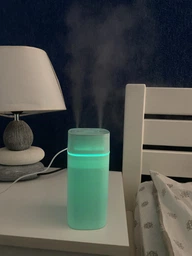 Зволожувач повітря Zhencai Humidifier SD08 з подвійною насадкою зелений фото від покупців 2