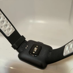 Ремешок для часов Redmi Watch 2 Lite / Xiaomi Mi Watch 2 силиконовый перфорированный Синий Белый фото от покупателей 3