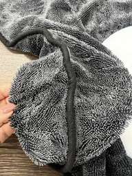 Автополотенце (автомобильная микрофибра) ColorWay универсальное Extra Dry 1200gsm 50х60 см Серое (CW-5612) фото от покупателей 3