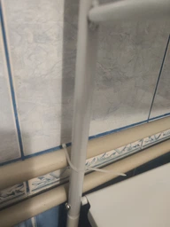 Полка над стиральной машиной половая этажерка этажерка в ванную для хранения вещей стеллаж органайзер металл белая фото от покупателей 10