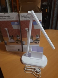 Настольная аккумуляторная LED лампа Desk lamp WHITE (51901CS598)