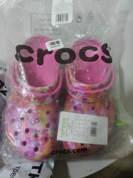 Детские кроксы-сабо для девочки Crocs Off Court Clog KCR208477 29-30 Голубые (196265324972)