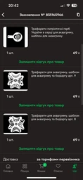 Трафарети для аквагриму, шаблон для аквагриму та бодіарту арт. 9 фото від покупців 1