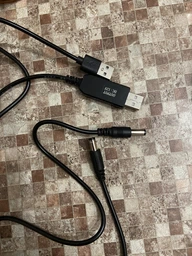 Кабель питания для роутера Dynamode USB 2.0 AM - DC 5.5 х 2.1 мм USB 5V DC 5V 1 м Черный (DM-USB-DC-5.5x2.1mm) фото от покупателей 3