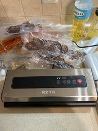 Вакуумный упаковщик RZTK Vacuum 120W + сменная пленка 28х300 см фото от покупателей 6