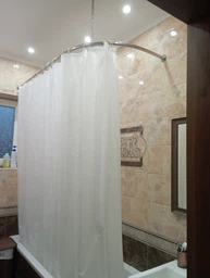 Карниз для ванной Комфорт угловой 170×70