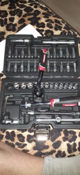 Набор головок торцевых Vitals Master с трещоткой 1/4" 46 предметов (186167W)