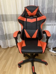 Кресло игровое GAMING CHAIR OC-730-5 цвет черный/красный фото от покупателей 9