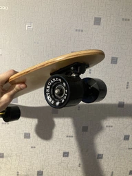 Пенни борд (Penny Board) "Fish" деревянный 22", Матовые колеса