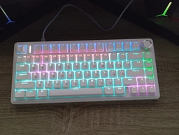 Клавиатура проводная AULA F75 Pink Switch USB White (6978080504883) фото от покупателей 12
