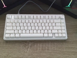 Клавиатура проводная AULA F75 Pink Switch USB White (6978080504883) фото от покупателей 11