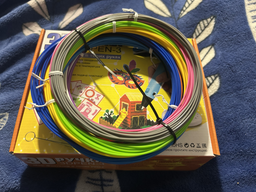 3D-ручка 3D Pen Pink з Набором Еко Пластика PLA (69 метрів) 12 різних кольорів та Трафаретами фото від покупців 2
