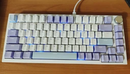 Механічна Клавіатура AJAZZ AK820 з підсвічуванням Клавіш Hot-Swap White Grey