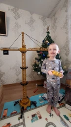 Підйомний мега кран на радіокеруванні пульті управління іграшка стріла дитячий баштовий іграшковий висота 128 см іграшки крани іграшкові акумулятори та батарейки в комплекті (MST-128) фото від покупців 6