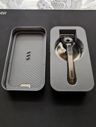 Станок для бритья мужской Gillette Labs с чистящим элементом дорожный футляр 5 лезвий 5 картриджей магнитная док-станция фото от покупателей 7