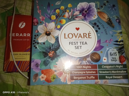 Комплект чаю Lovare Чай асорті Fest Tea Set 90 пакетиків + Кава Ferarra Crema Irlandese 250 г (2000989193555) 