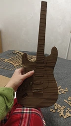 Картонный 3D пазл-конструктор Cartonic 3D Puzzle Guitar (CARTGUITAR) фото от покупателей 1