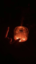 Увлажнитель воздуха LAMP JSQ-1 Вулкан с эффектом пламени и подсветкой, 2 Вт, 280 мл фото от покупателей 2