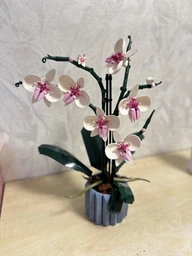 Конструктор цветы Орхидея в горшке Botanic Orchid на 608 деталей фото от покупателей 9