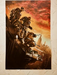 Постер плакат BEGEMOT Черепашки-ниндзя Teenage Mutant Ninja Turtles 40x61 см (1121684)