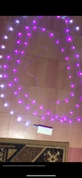 Умная светодиодная гирлянда LED RGB 5050, 5 м, водонепроницаемая IP67, многоцветная подсветка, с USB питанием 5.5V , управление телефоном Bluetooth + реакция на звук + пульт, белая (1490534113) фото от покупателей 8