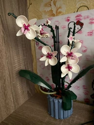 Конструктор цветы Орхидея в горшке Botanic Orchid на 608 деталей фото от покупателей 4