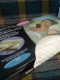Подушка ортоподическая с эффектом памяти memory foam 50х30 см белая фото от покупателей 1