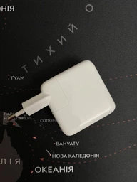 Переходник сетевой для зарядного устройства Apple iPad евровилка White фото від покупців 3